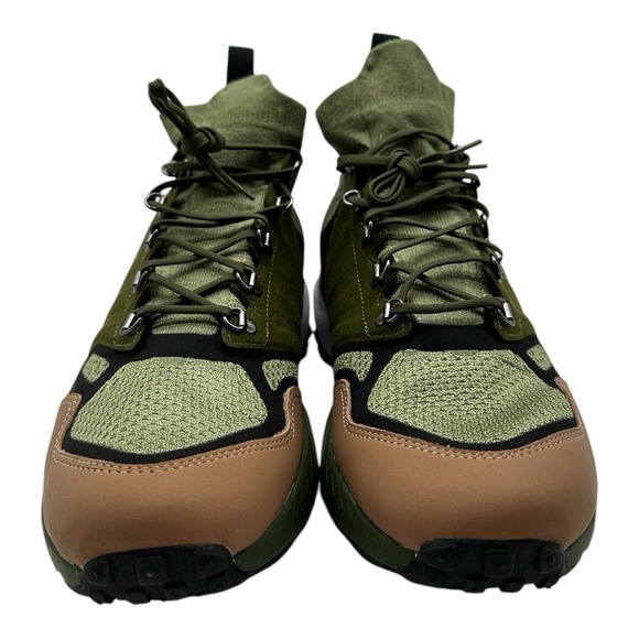 Nike Air Zoom Talaria Mid Flyknit Premium Shoes Mens 10.5 Palm/Legion Green FK - Picture 4 of 14